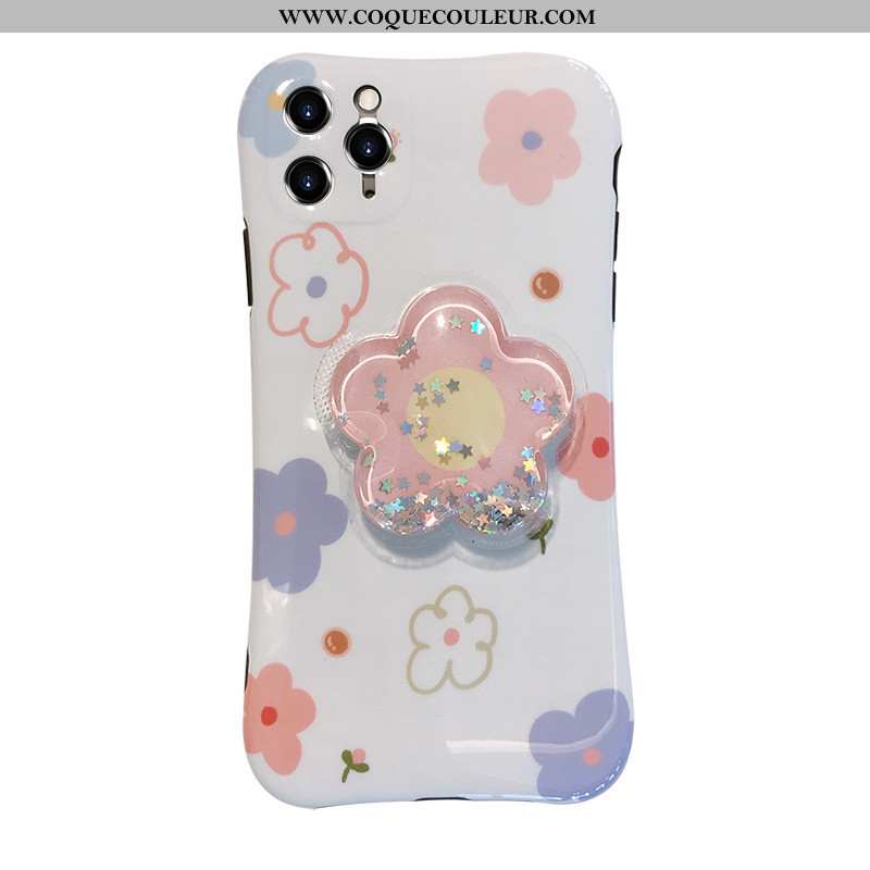 Housse iPhone 11 Pro Fluide Doux Rose Étui, Étui iPhone 11 Pro Protection Coque