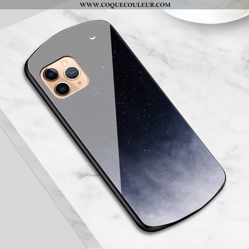 Étui iPhone 11 Pro Personnalité Téléphone Portable Coque, Coque iPhone 11 Pro Créatif Jeux Noir