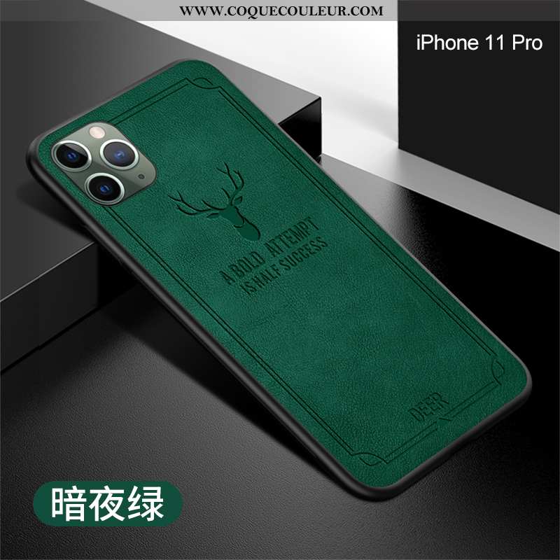 Coque iPhone 11 Pro Fluide Doux Tendance Téléphone Portable, Housse iPhone 11 Pro Silicone Tout Comp