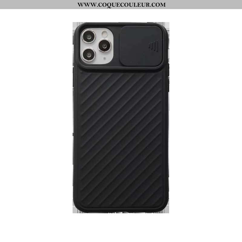 Coque iPhone 11 Pro Tendance Étui Protection, Housse iPhone 11 Pro Fluide Doux Incassable Noir