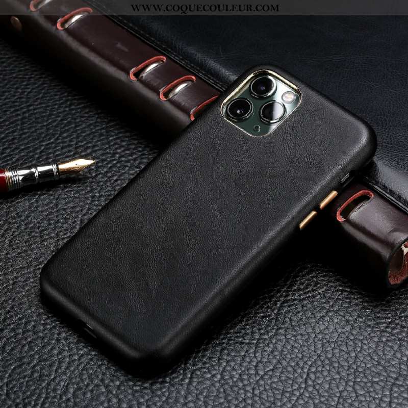 Étui iPhone 11 Pro Protection Luxe Modèle Fleurie, Coque iPhone 11 Pro Cuir Véritable Téléphone Port