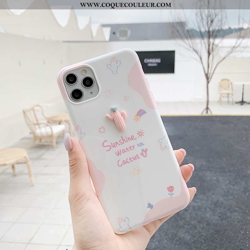 Housse iPhone 11 Pro Ultra Incassable Étui, Étui iPhone 11 Pro Fluide Doux Rose