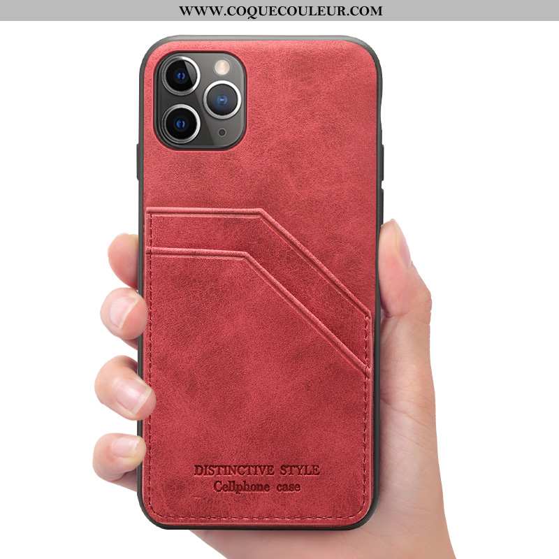 Étui iPhone 11 Cuir Coque, Coque iPhone 11 Portefeuille Téléphone Portable Marron