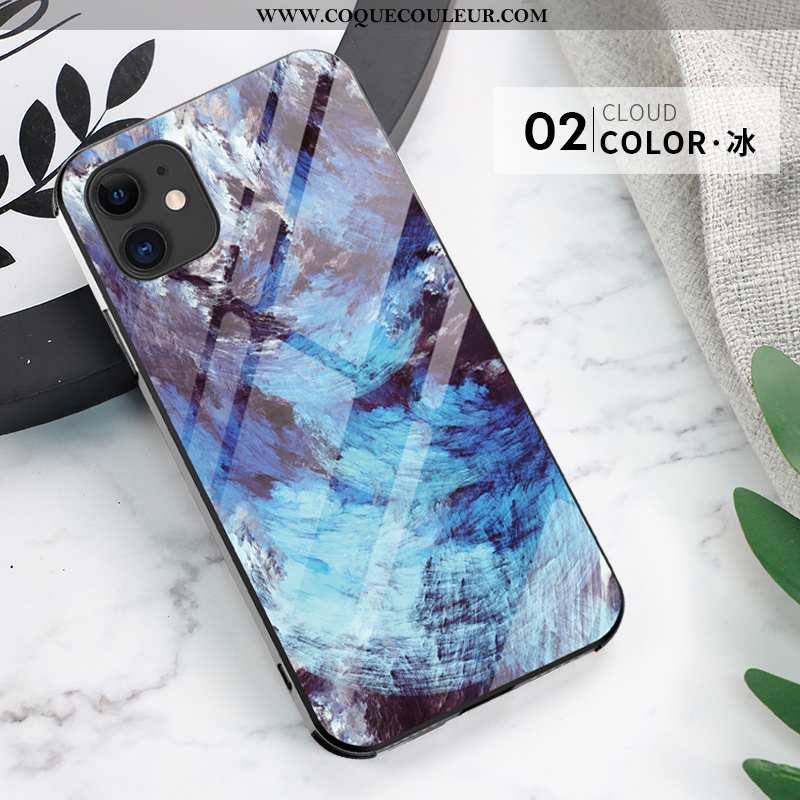 Housse iPhone 11 Légère Coque Luxe, Étui iPhone 11 Ultra Tendance Bleu