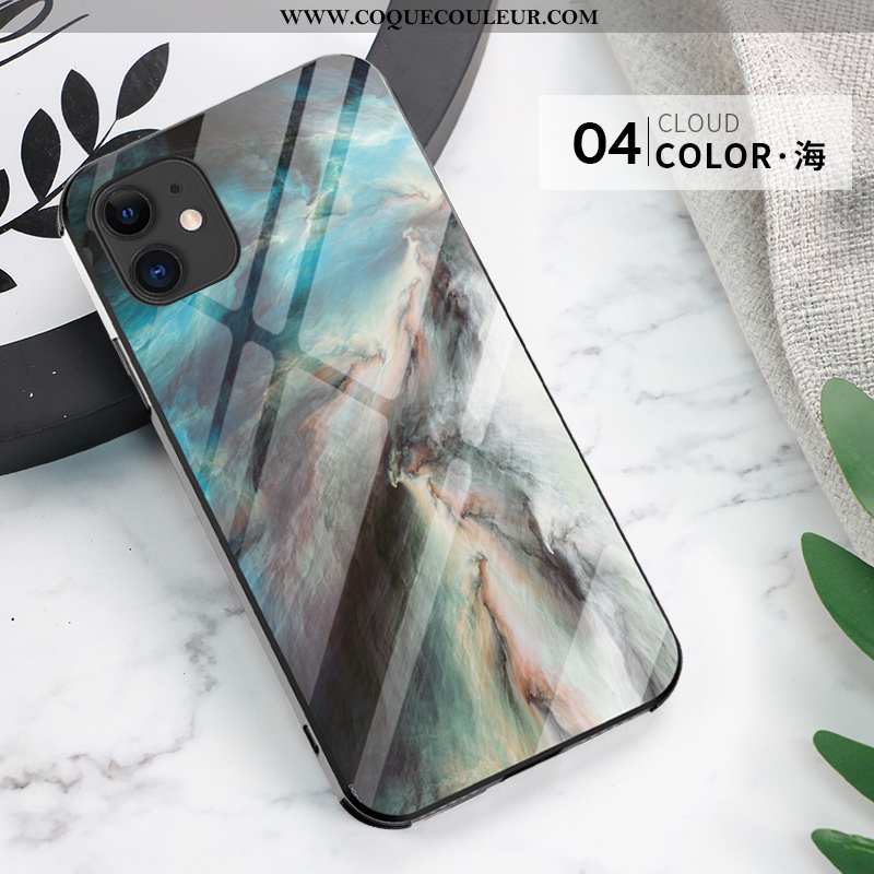 Housse iPhone 11 Légère Coque Luxe, Étui iPhone 11 Ultra Tendance Bleu