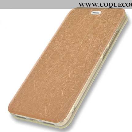 Coque iPhone 6/6s Plus Cuir Téléphone Portable Étui, Housse iPhone 6/6s Plus Fluide Doux Or Doré