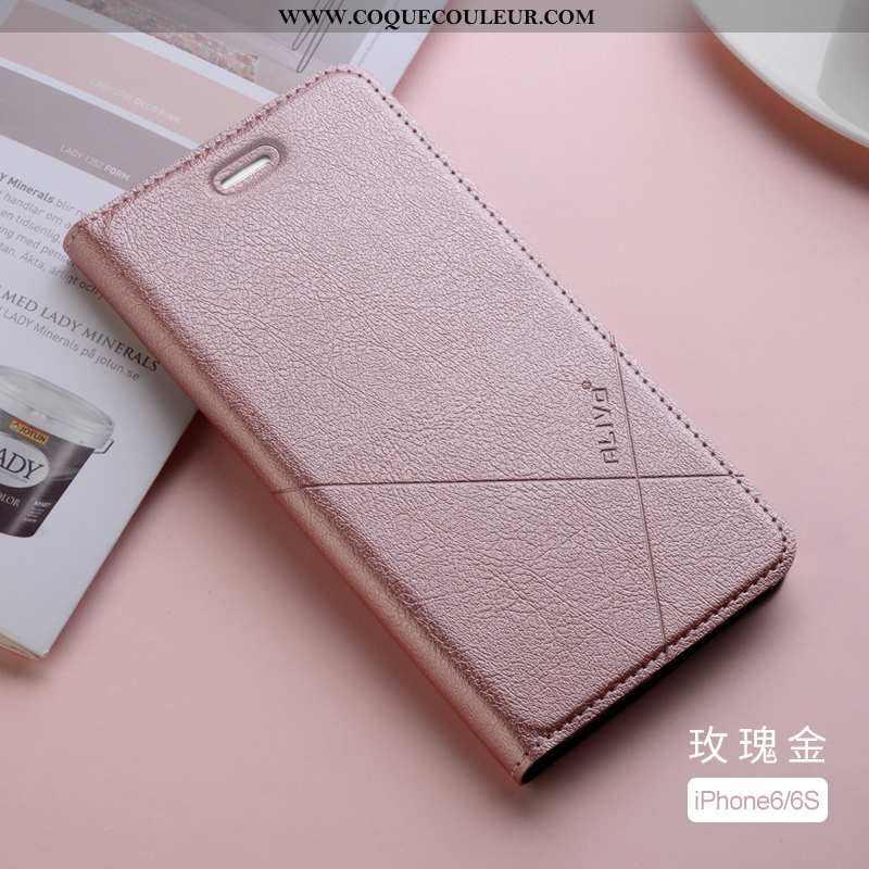 Housse iPhone 6/6s Plus Protection Fluide Doux Téléphone Portable, Étui iPhone 6/6s Plus Cuir Silico