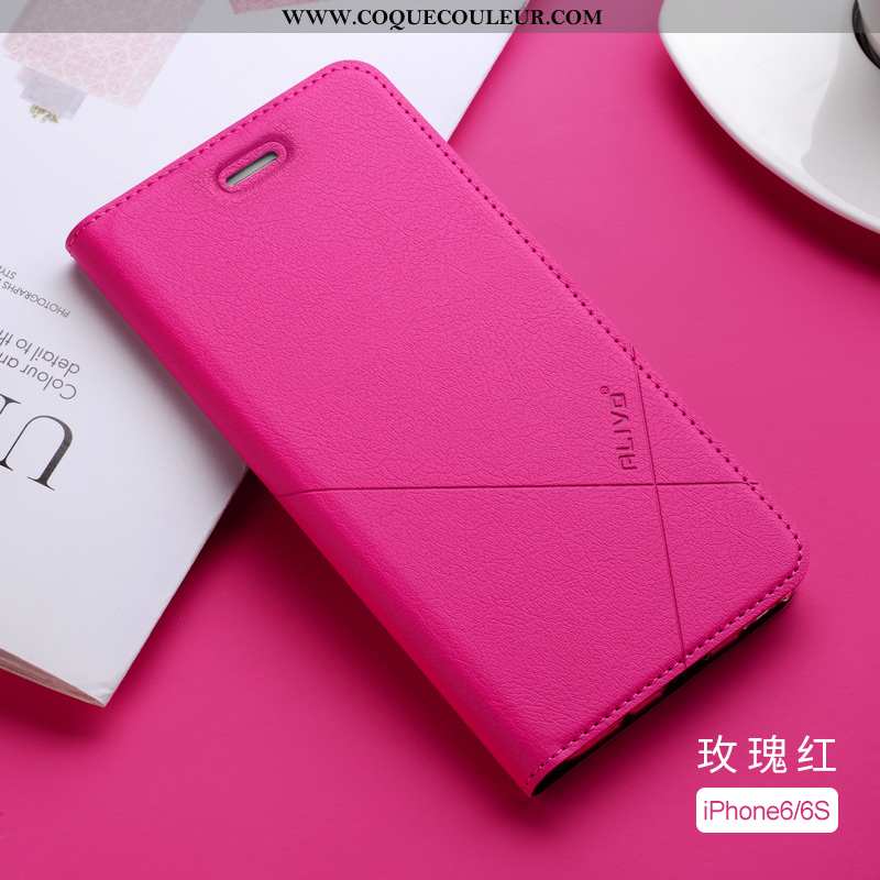 Housse iPhone 6/6s Plus Protection Fluide Doux Téléphone Portable, Étui iPhone 6/6s Plus Cuir Silico