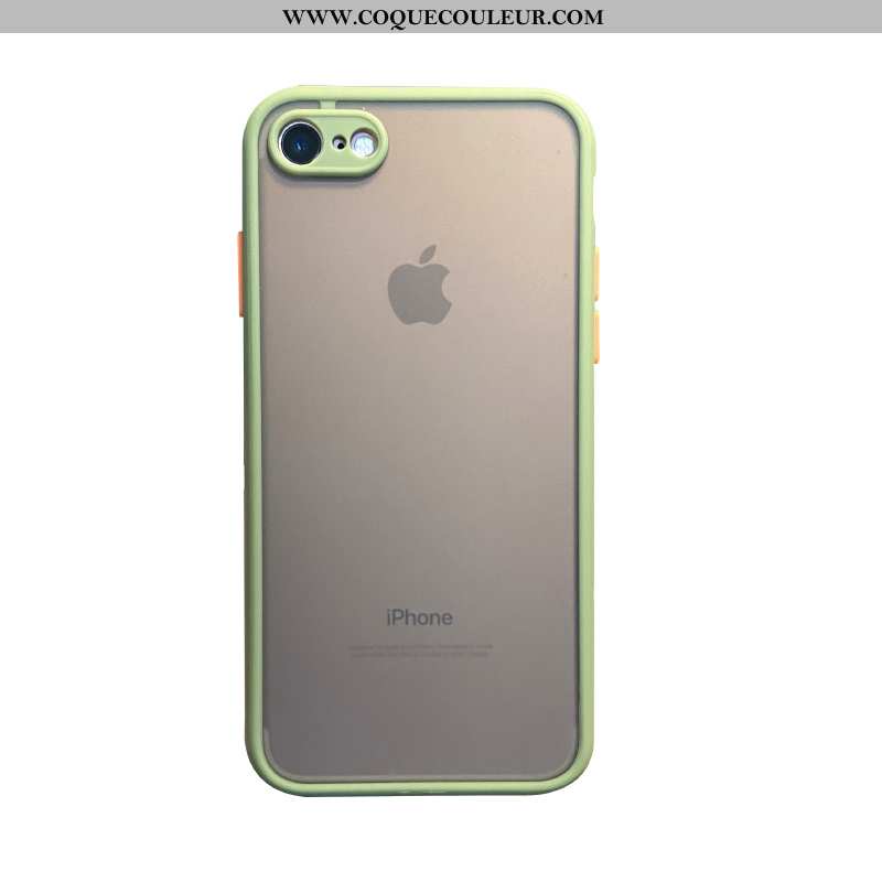 Coque iPhone 6/6s Plus Tendance Téléphone Portable Vert, Housse iPhone 6/6s Plus Silicone Transparen