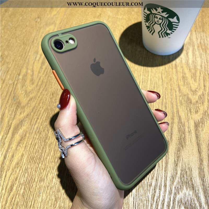 Coque iPhone 6/6s Plus Tendance Téléphone Portable Vert, Housse iPhone 6/6s Plus Silicone Transparen