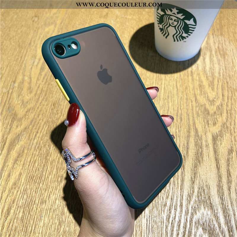 Coque iPhone 6/6s Plus Tendance Téléphone Portable Vert, Housse iPhone 6/6s Plus Silicone Transparen