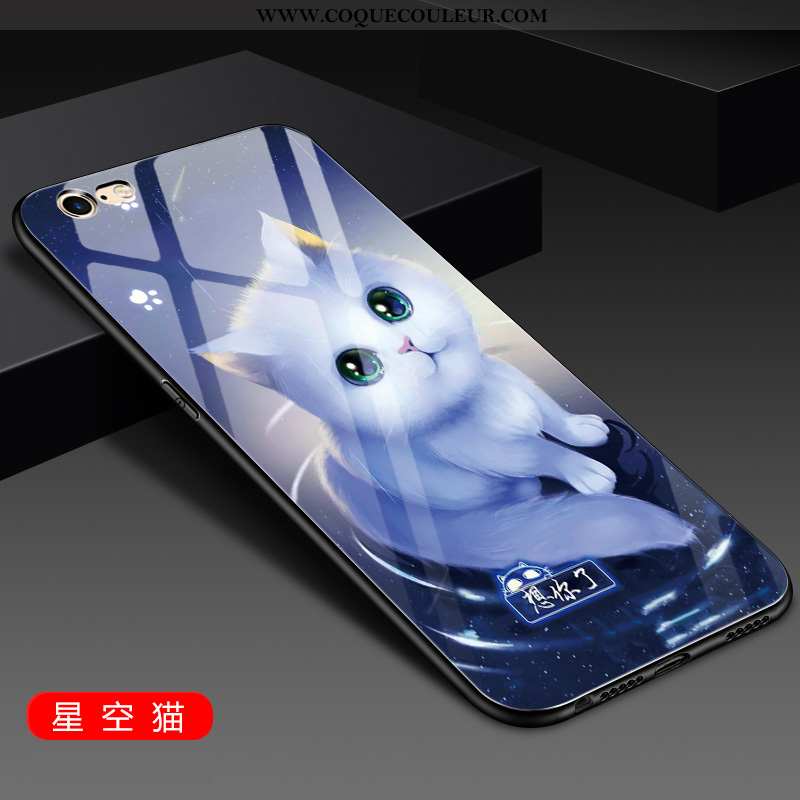 Housse iPhone 6/6s Personnalité Protection Silicone, Étui iPhone 6/6s Fluide Doux Bleu