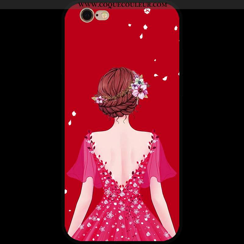 Étui iPhone 6/6s Fluide Doux Rouge Coque, Coque iPhone 6/6s Personnalité Nouveau