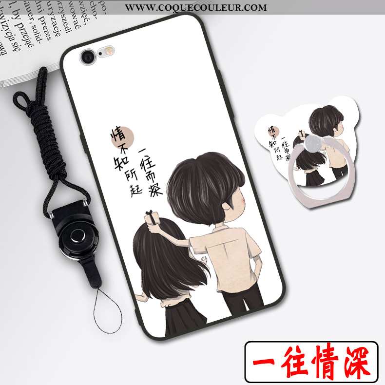 Coque iPhone 6/6s Dessin Animé Téléphone Portable Nouveau, Housse iPhone 6/6s Silicone Simple Blanch