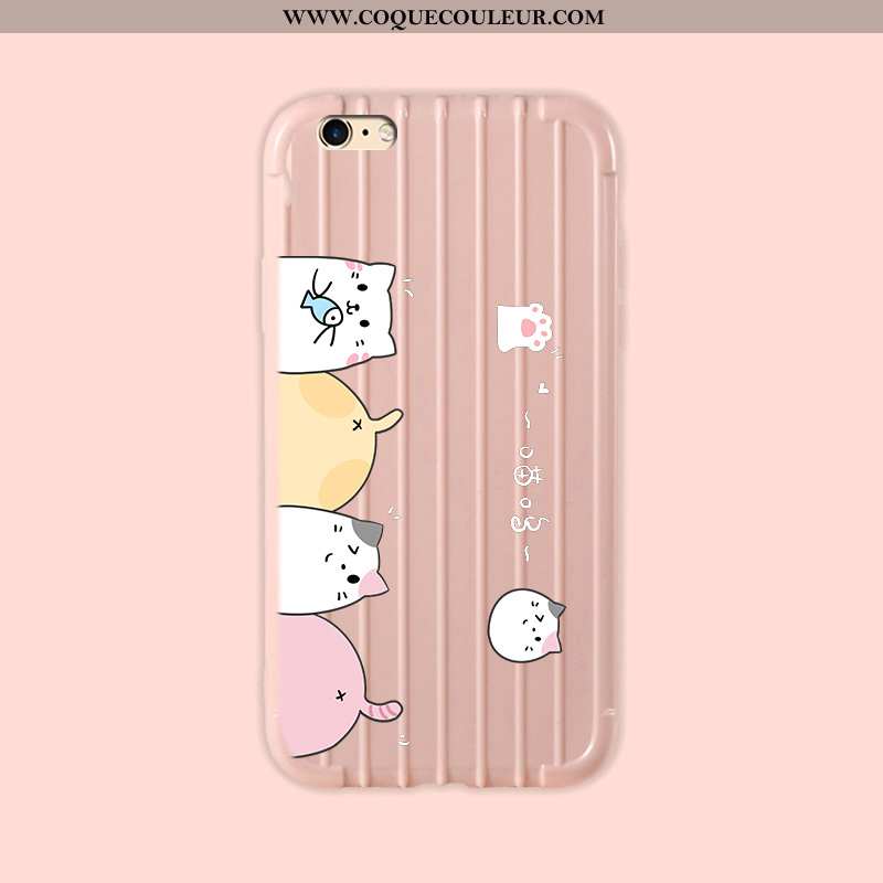 Housse iPhone 6/6s Légère Légères Petit, Étui iPhone 6/6s Fluide Doux Personnalité Rose