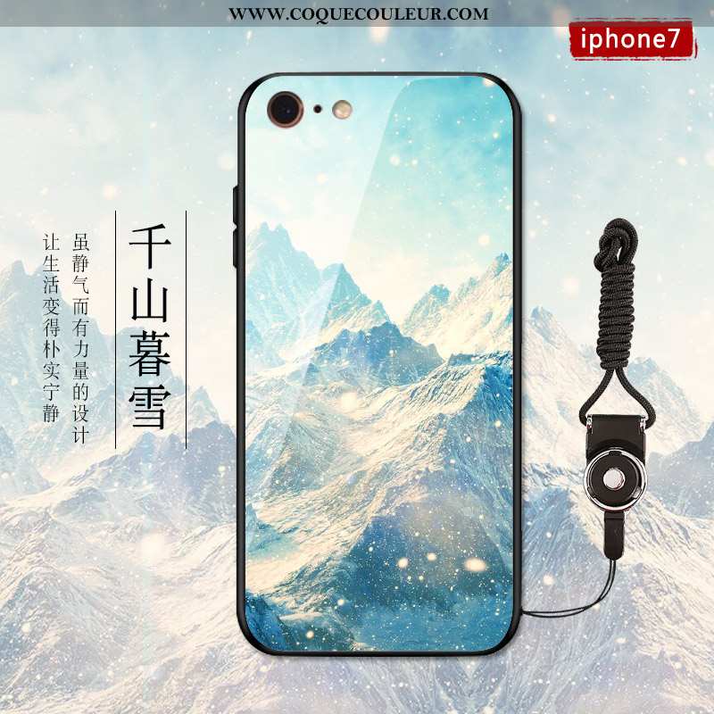 Coque iPhone 7 Plus Personnalité Téléphone Portable Étui, Housse iPhone 7 Plus Créatif Style Chinois