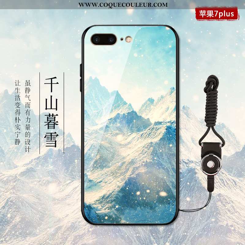 Coque iPhone 7 Plus Personnalité Téléphone Portable Étui, Housse iPhone 7 Plus Créatif Style Chinois