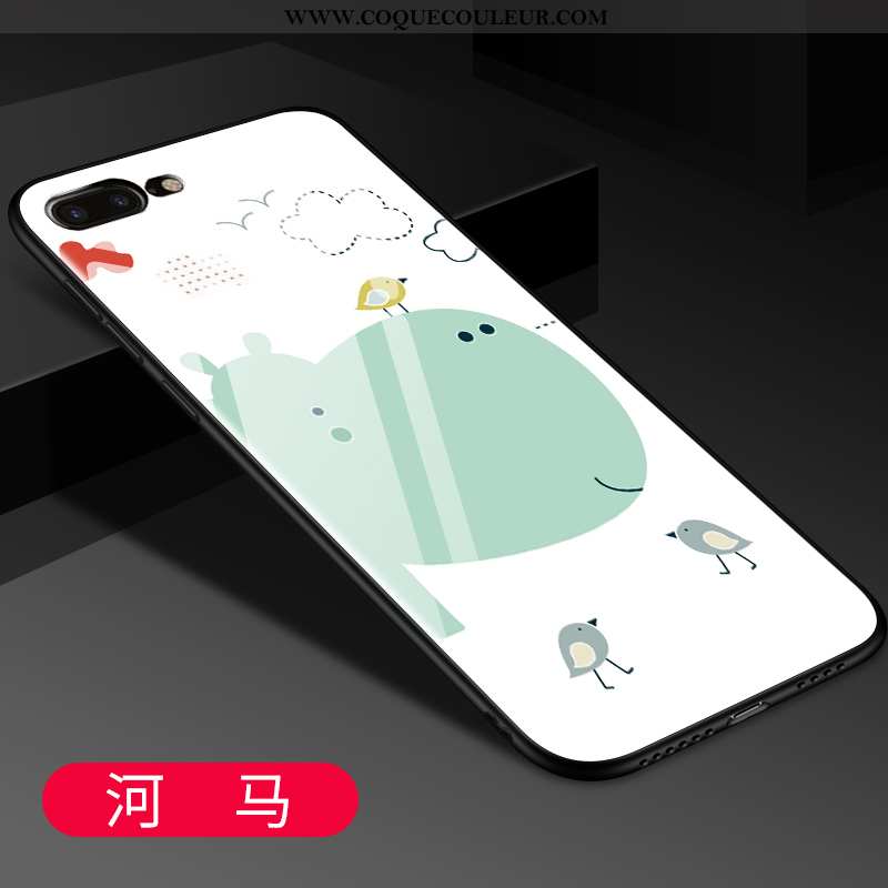 Housse iPhone 7 Plus Dessin Animé Tout Compris Personnalité, Étui iPhone 7 Plus Charmant Coque Noir