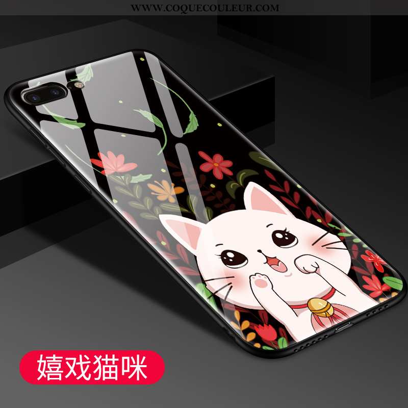 Housse iPhone 7 Plus Dessin Animé Tout Compris Personnalité, Étui iPhone 7 Plus Charmant Coque Noir