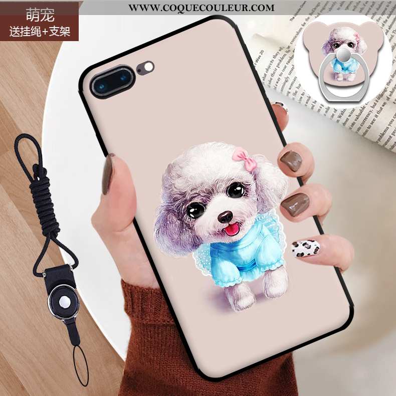 Étui iPhone 7 Plus Dessin Animé Téléphone Portable, Coque iPhone 7 Plus Fluide Doux Incassable Bleu