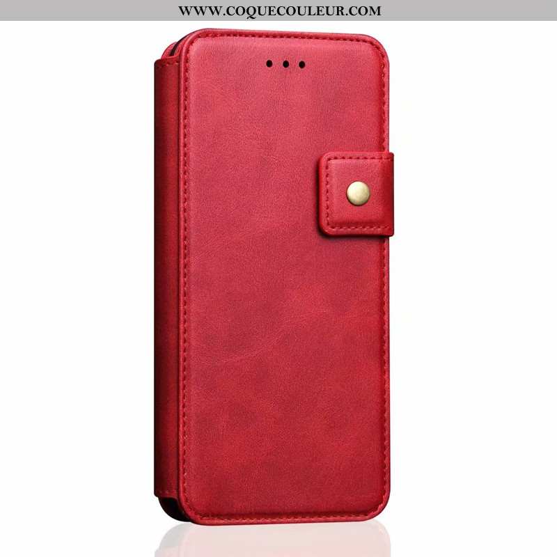Housse iPhone 7 Cuir Nouveau Tout Compris, Étui iPhone 7 Protection Téléphone Portable Rouge