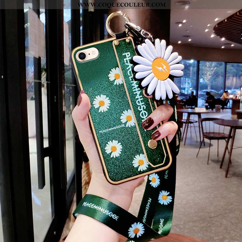 Housse iPhone 7 Ornements Suspendus Incassable Tendance, Étui iPhone 7 Personnalité Petite Marguerit