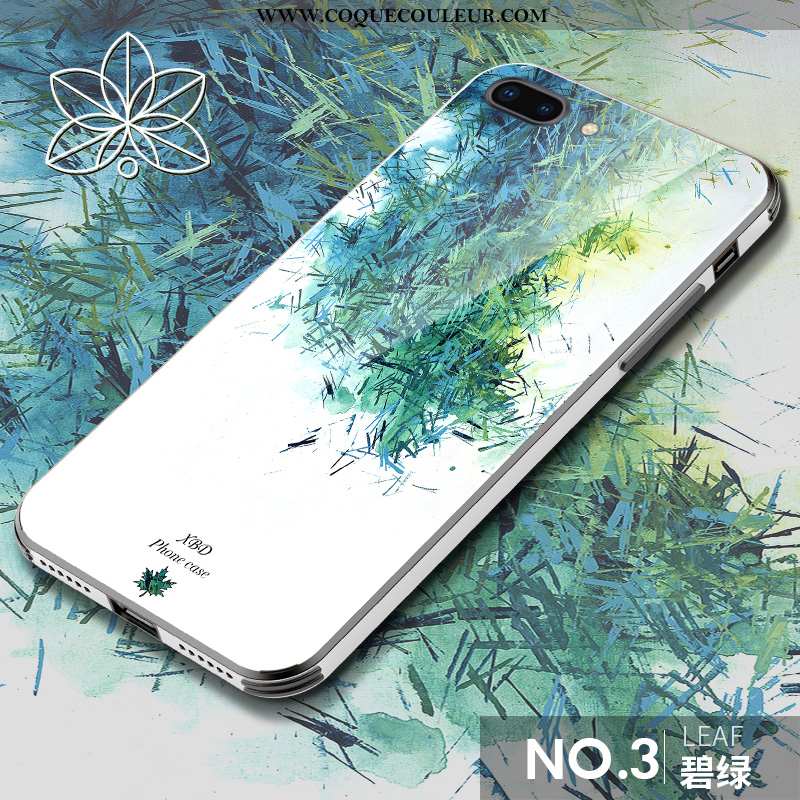 Housse iPhone 8 Plus Ultra Créatif Nouveau, Étui iPhone 8 Plus Tendance Art Verte