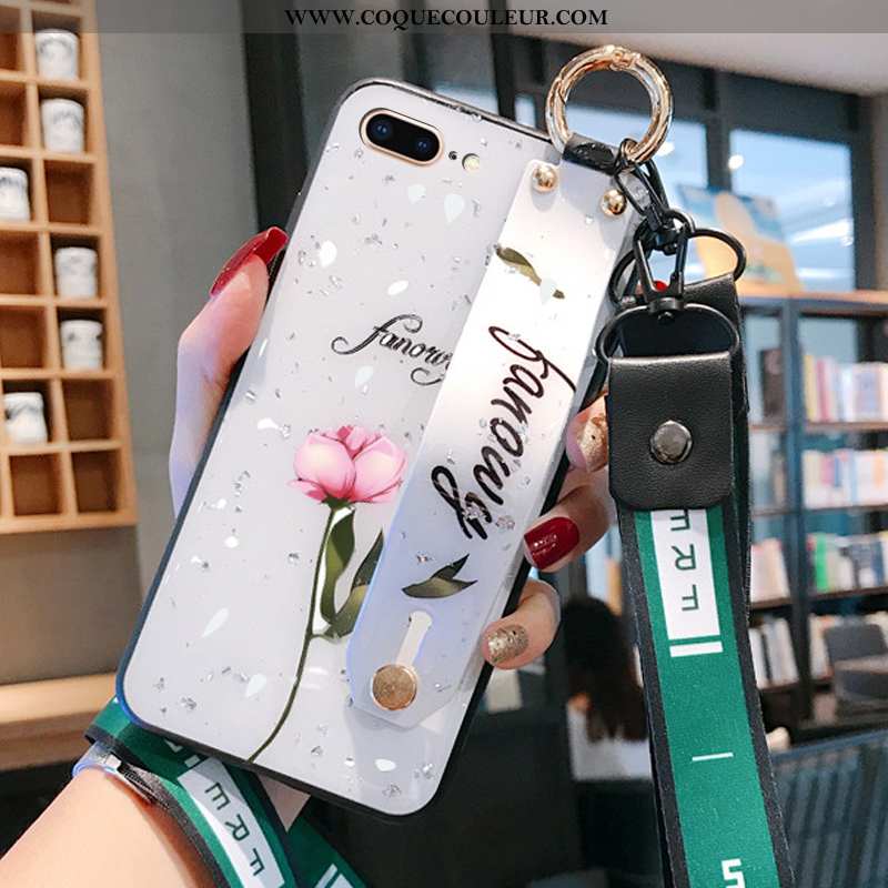 Housse iPhone 8 Plus Ornements Suspendus Bleu Légères, Étui iPhone 8 Plus Légère Coque