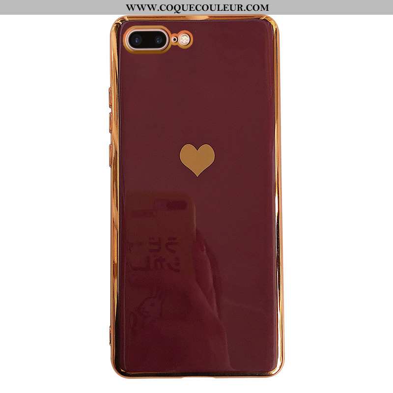 Étui iPhone 8 Plus Silicone Téléphone Portable, Coque iPhone 8 Plus Tendance Rouge