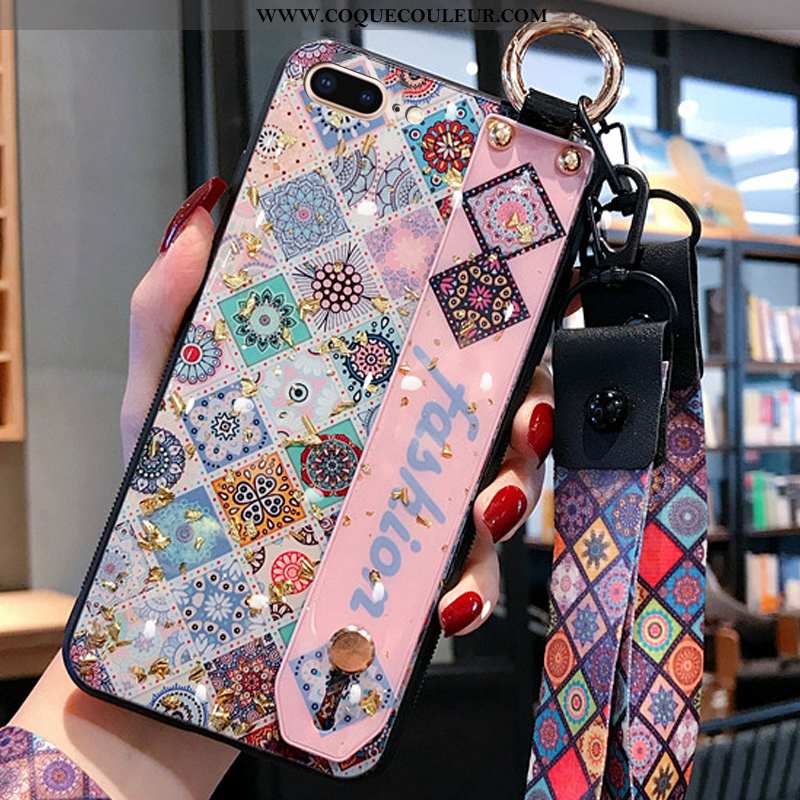 Étui iPhone 8 Plus Charmant Ornements Suspendus Silicone, Coque iPhone 8 Plus Tendance Miroir Camouf