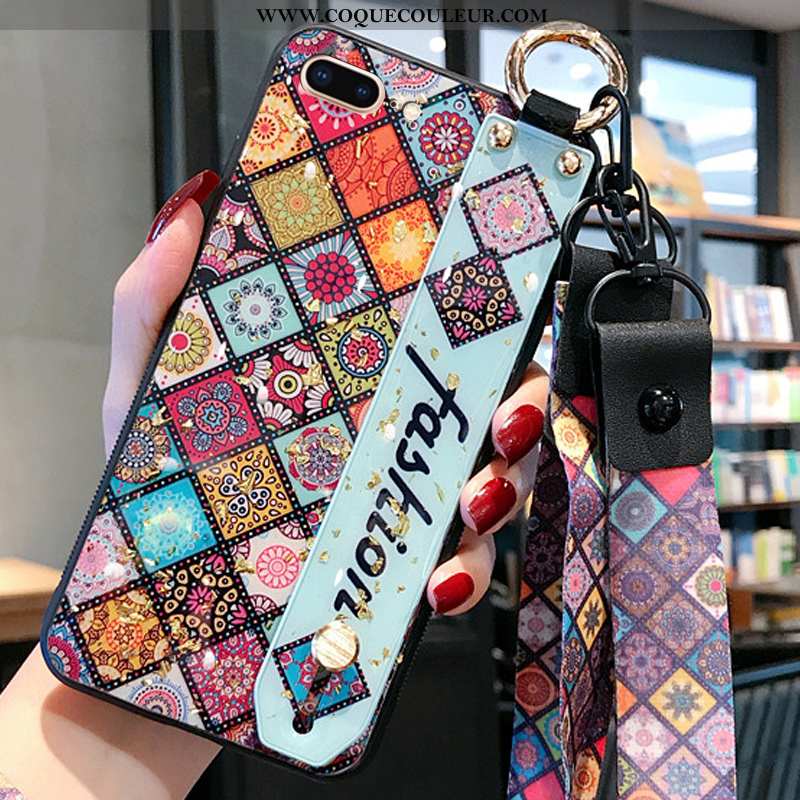 Étui iPhone 8 Plus Charmant Ornements Suspendus Silicone, Coque iPhone 8 Plus Tendance Miroir Camouf