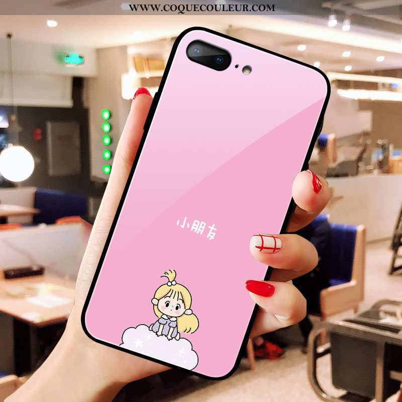 Étui iPhone 8 Plus Créatif Noir Téléphone Portable, Coque iPhone 8 Plus Dessin Animé Personnalité