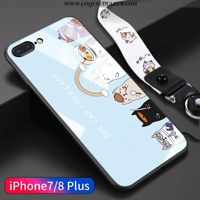 Housse iPhone 8 Plus Dessin Animé Légère Net Rouge, Étui iPhone 8 Plus Charmant Jaune