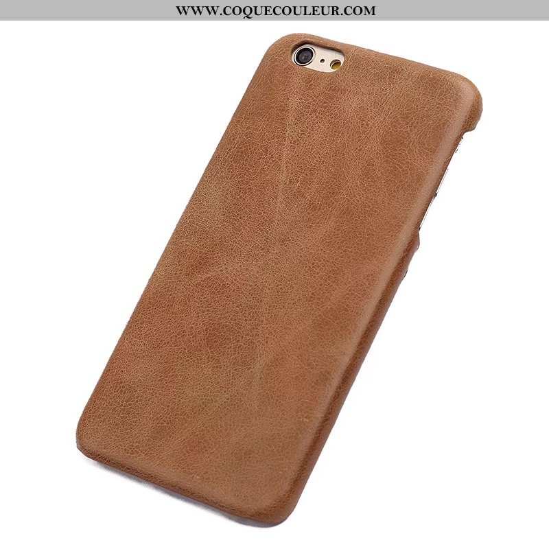 Coque iPhone 8 Cuir Véritable Business Nouveau, Housse iPhone 8 Cuir Étui Rouge