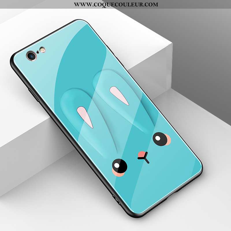 Coque iPhone 8 Ultra Créatif Verre, Housse iPhone 8 Légère Dessin Animé Rose