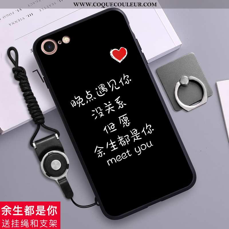 Housse iPhone 8 Tendance Silicone Créatif, Étui iPhone 8 Fluide Doux Amoureux Rouge