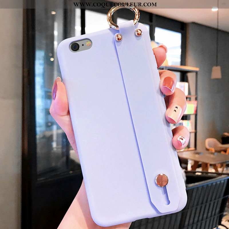 Housse iPhone 8 Silicone Tout Compris Délavé En Daim, Étui iPhone 8 Protection Téléphone Portable Ro