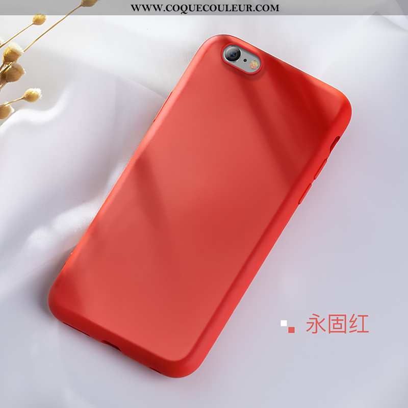 Housse iPhone 8 Silicone Téléphone Portable Incassable, Étui iPhone 8 Protection Nouveau Rose