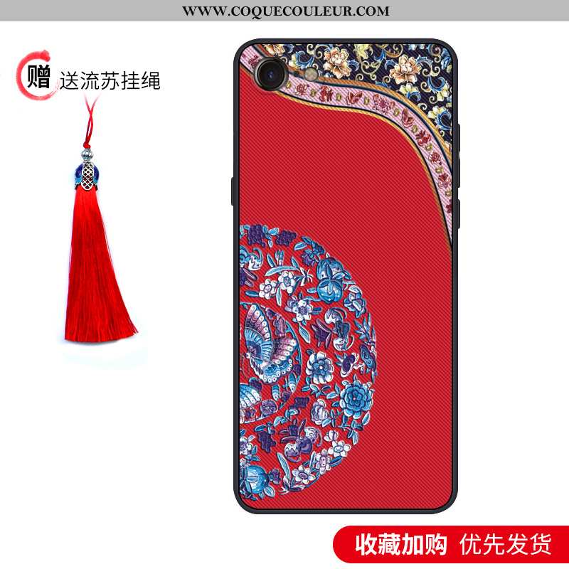 Coque iPhone Se (nouveau) Légère Mode Rouge, Housse iPhone Se (nouveau) Fluide Doux Tout Compris Rou