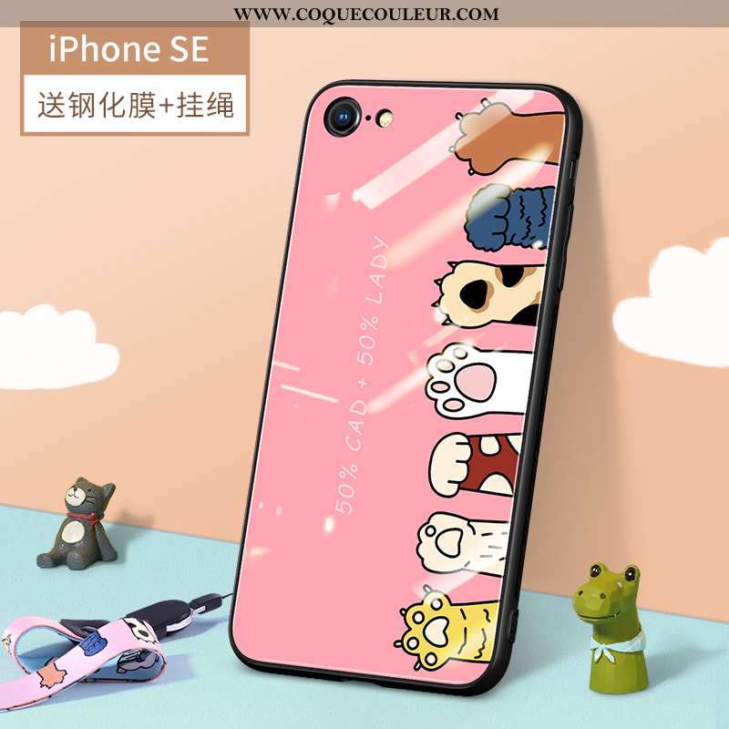 Étui iPhone Se (nouveau) Ornements Suspendus Légère Nouveau, Coque iPhone Se (nouveau) Dessin Animé 