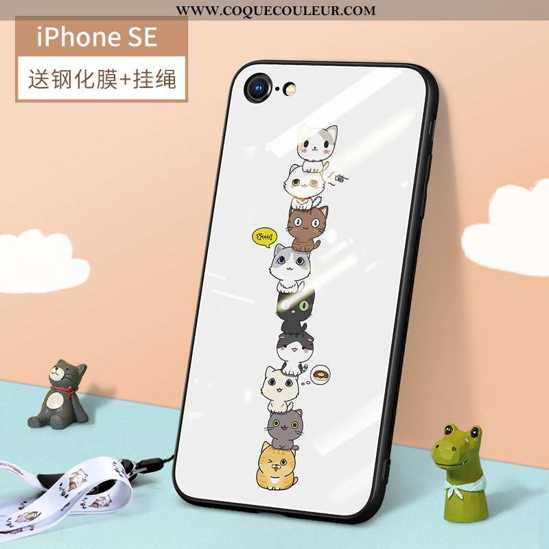 Étui iPhone Se (nouveau) Ornements Suspendus Légère Nouveau, Coque iPhone Se (nouveau) Dessin Animé 