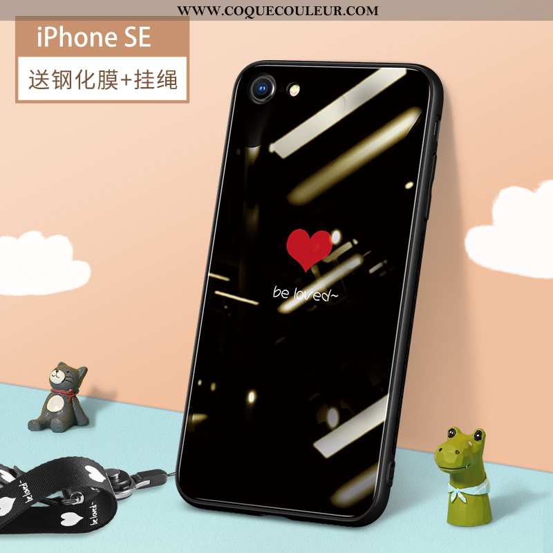 Étui iPhone Se (nouveau) Ornements Suspendus Légère Nouveau, Coque iPhone Se (nouveau) Dessin Animé 