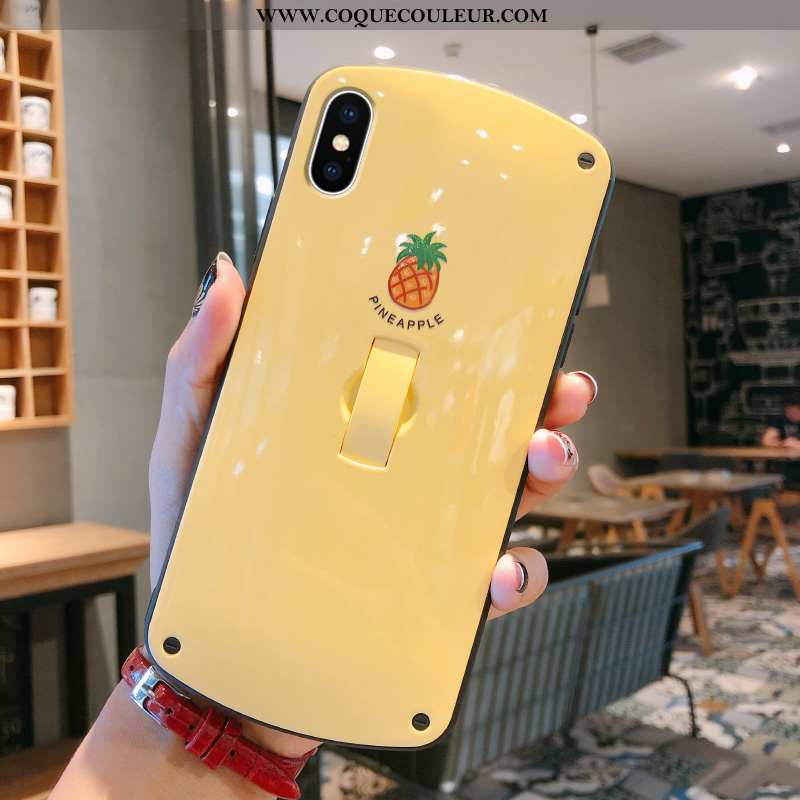 Étui iPhone X Personnalité Coque Vert, iPhone X Créatif Téléphone Portable Verte