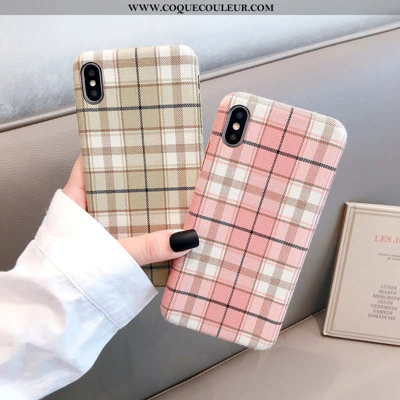 Coque iPhone X Personnalité Rose Amoureux, Housse iPhone X Petit Peluche