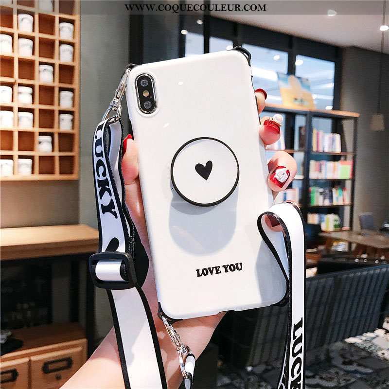 Étui iPhone X Tendance Incassable Ultra, Coque iPhone X Légère Personnalité Blanche