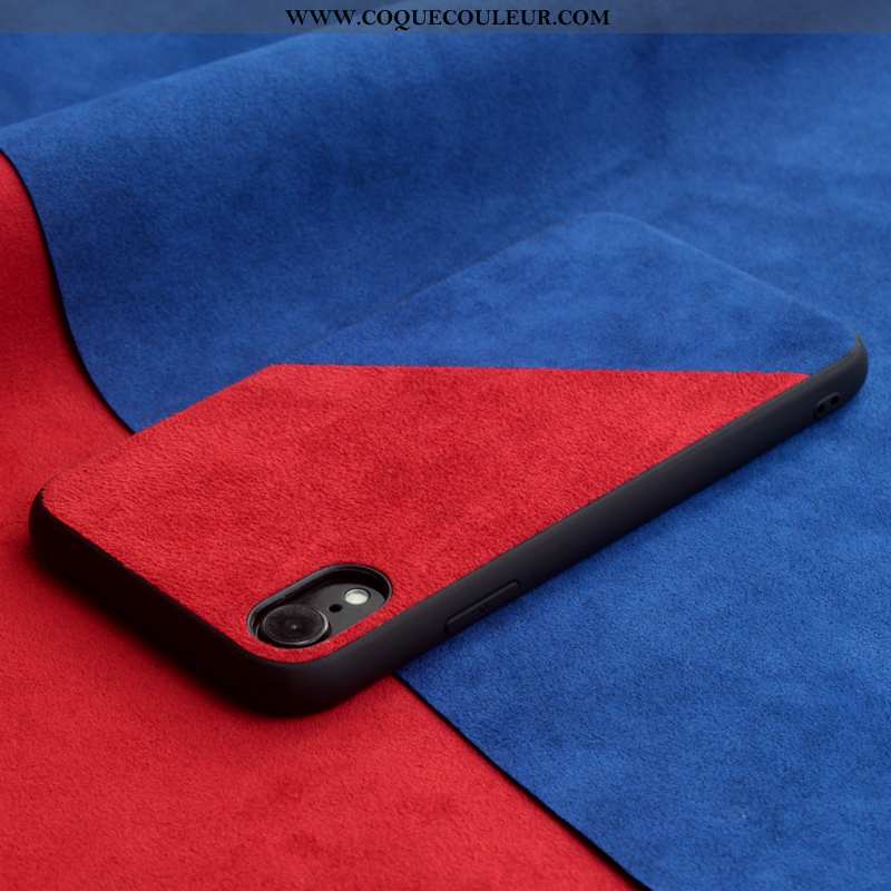 Coque iPhone Xr Protection Épissure Tendance, Housse iPhone Xr Créatif Téléphone Portable Bleu