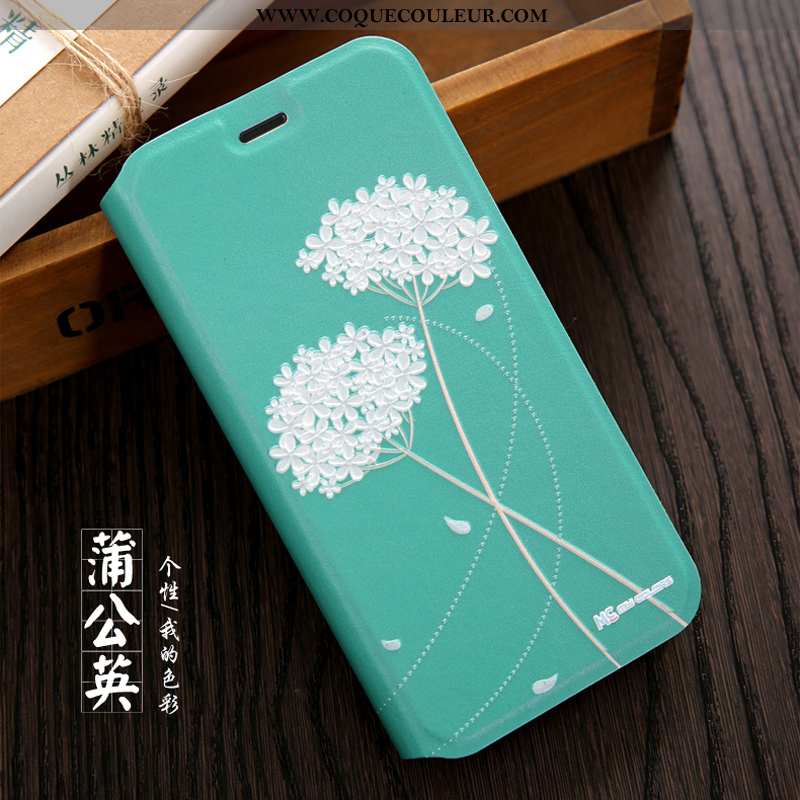 Housse iPhone Xr Dessin Animé Gaufrage Téléphone Portable, Étui iPhone Xr Tendance Coque Verte