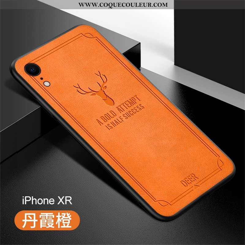 Housse iPhone Xr Fluide Doux Tout Compris Incassable, Étui iPhone Xr Protection Coque Verte