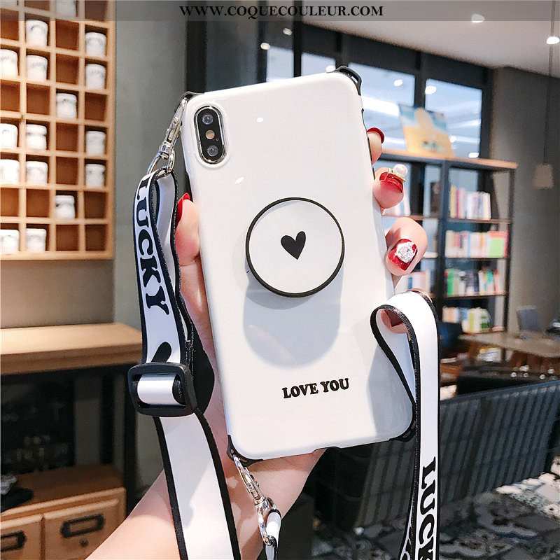 Étui iPhone Xs Max Ornements Suspendus Noir Tout Compris, Coque iPhone Xs Max Fluide Doux Petit