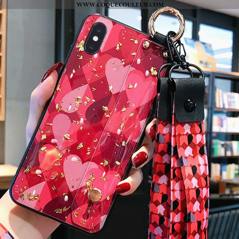 Housse iPhone Xs Max Cou Suspendu Multicolore Téléphone Portable, Étui iPhone Xs Max Fluide Doux Mod